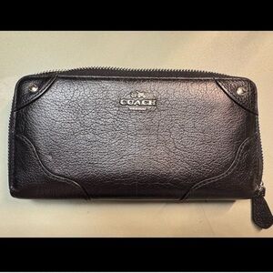 Coach Black Leather Wallet